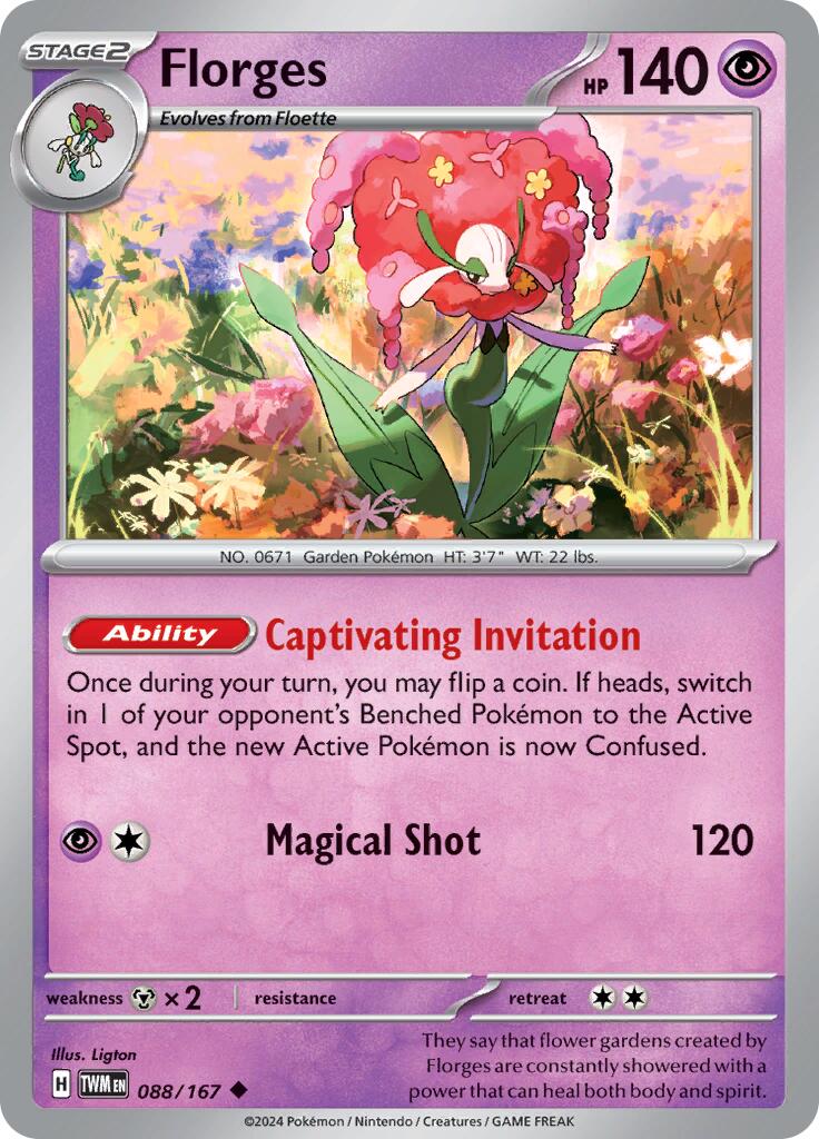 Florges (088/167) [Scarlet & Violet: Twilight Masquerade] | I Want That Stuff Brandon