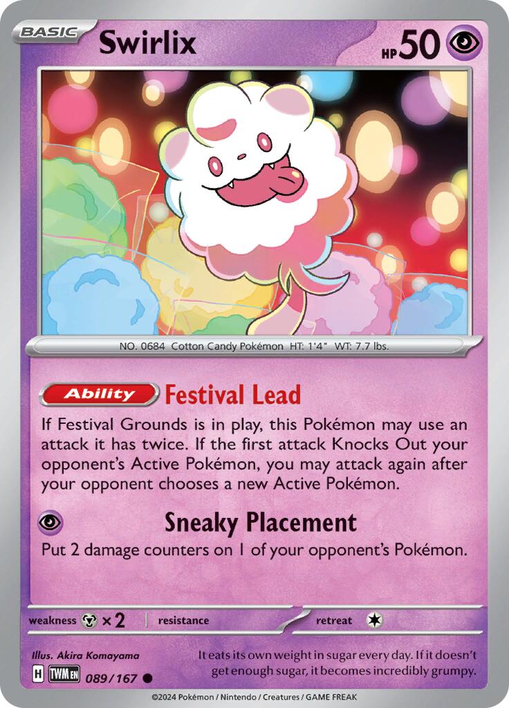 Swirlix (089/167) [Scarlet & Violet: Twilight Masquerade] | I Want That Stuff Brandon