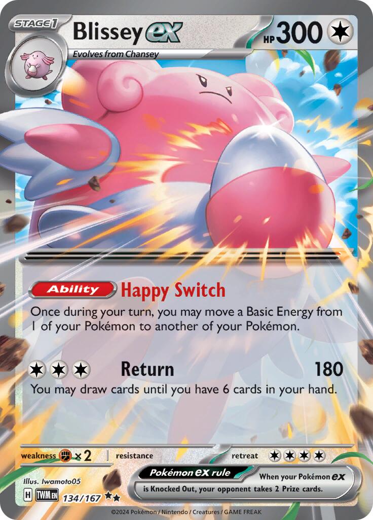 Blissey ex (134/167) [Scarlet & Violet: Twilight Masquerade] | I Want That Stuff Brandon