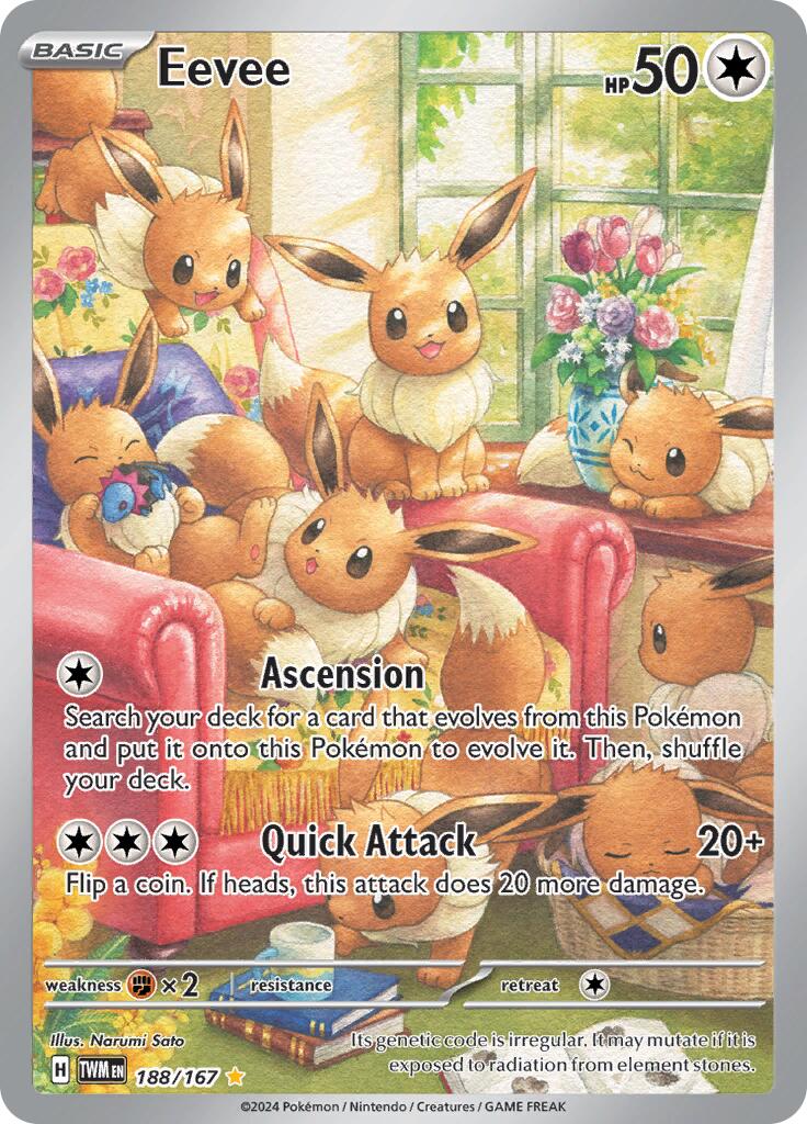 Eevee (188/167) [Scarlet & Violet: Twilight Masquerade] | I Want That Stuff Brandon