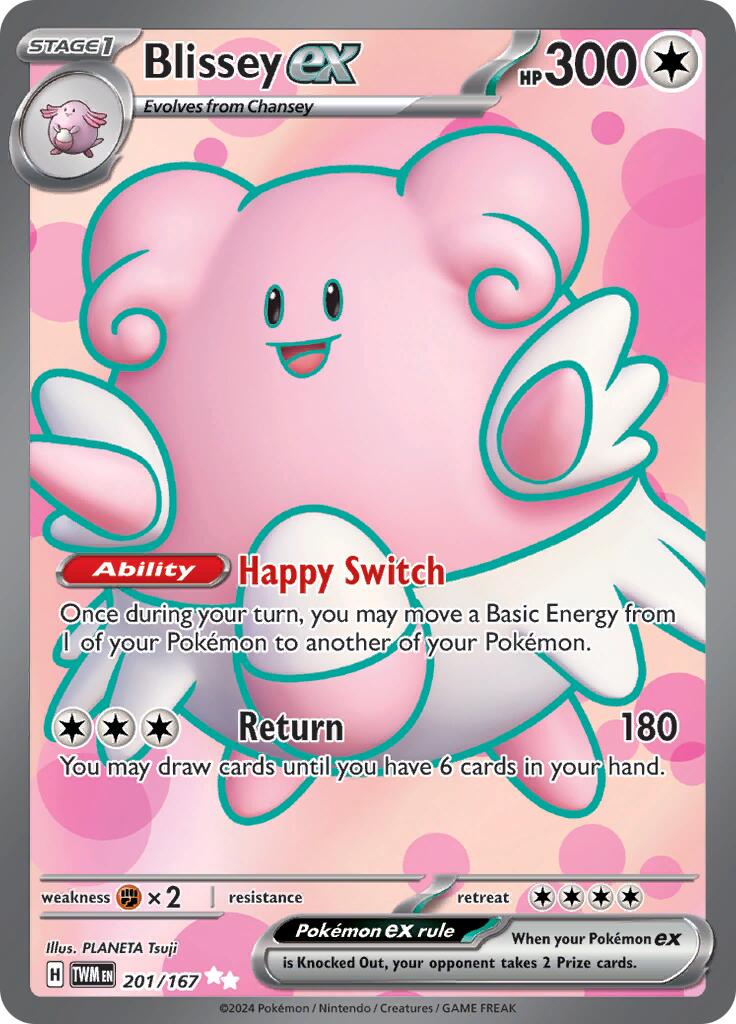 Blissey ex (201/167) [Scarlet & Violet: Twilight Masquerade] | I Want That Stuff Brandon