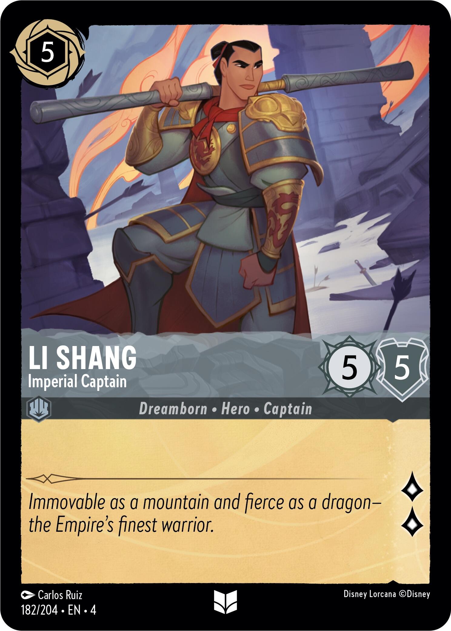 Li Shang - Imperial Captain (182/204) [Ursula's Return] | I Want That Stuff Brandon