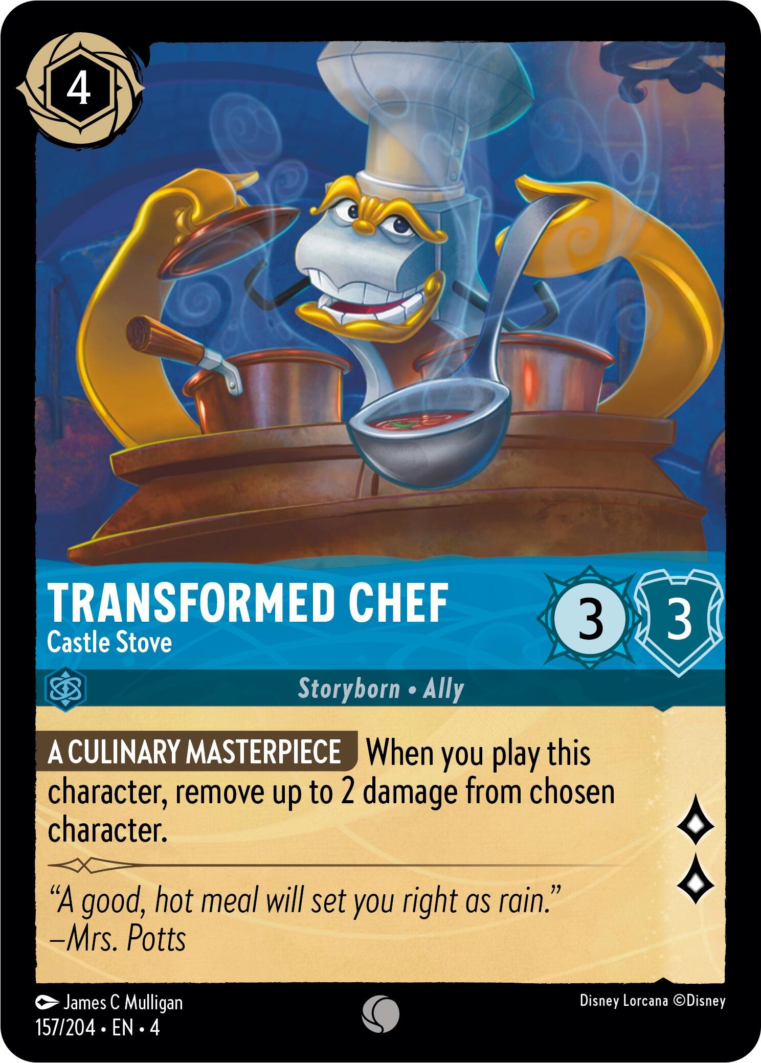 Transformed Chef - Castle Stove (157/204) [Ursula's Return] | I Want That Stuff Brandon