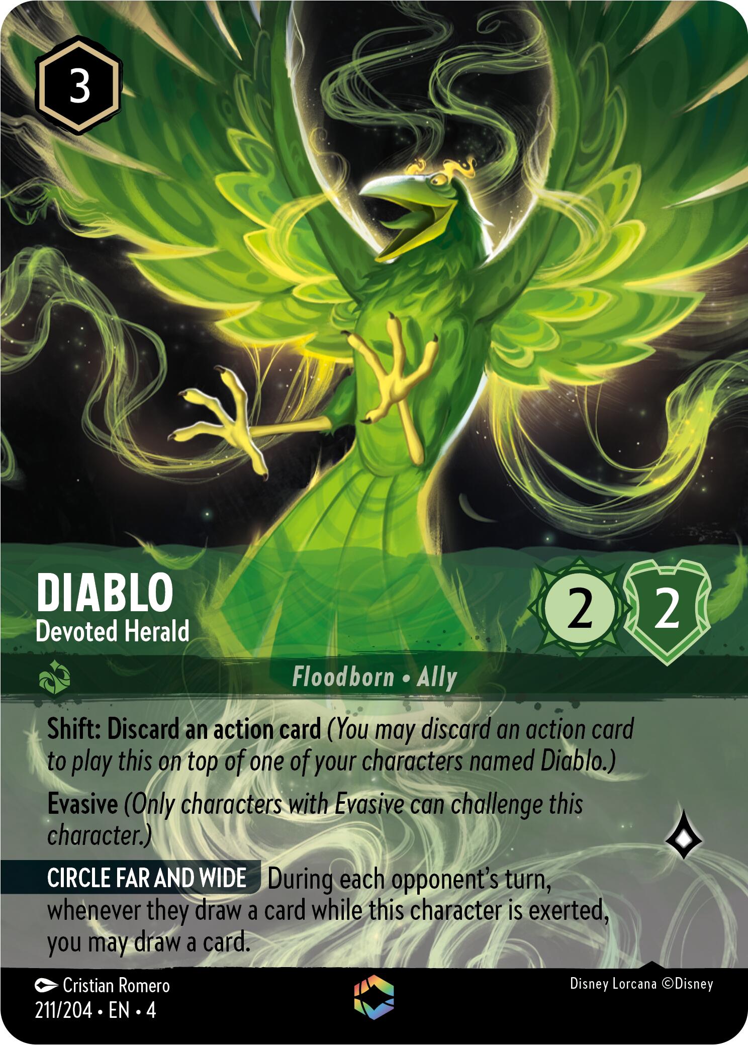 Diablo - Devoted Herald (Enchanted) (211/204) [Ursula's Return] | I Want That Stuff Brandon