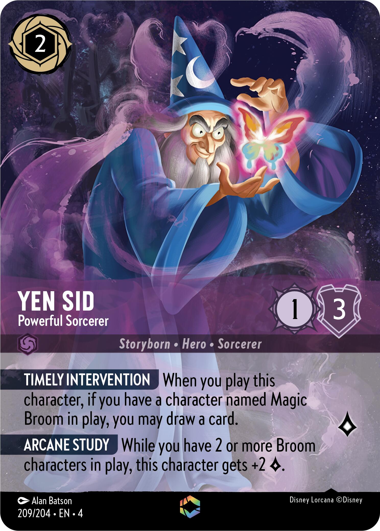 Yen Sid - Powerful Sorcerer (Enchanted) (209/204) [Ursula's Return] | I Want That Stuff Brandon