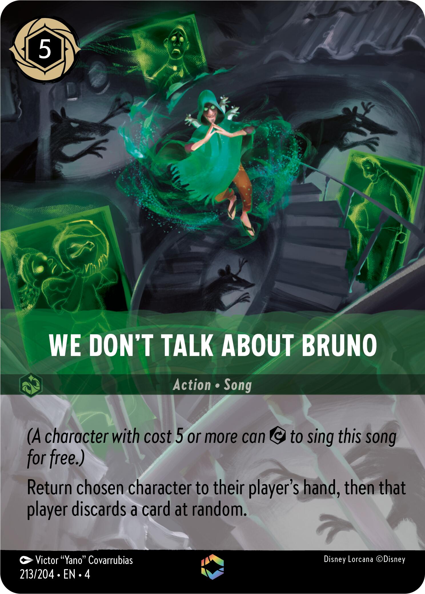 We Don't Talk About Bruno (Enchanted) (213/204) [Ursula's Return] | I Want That Stuff Brandon