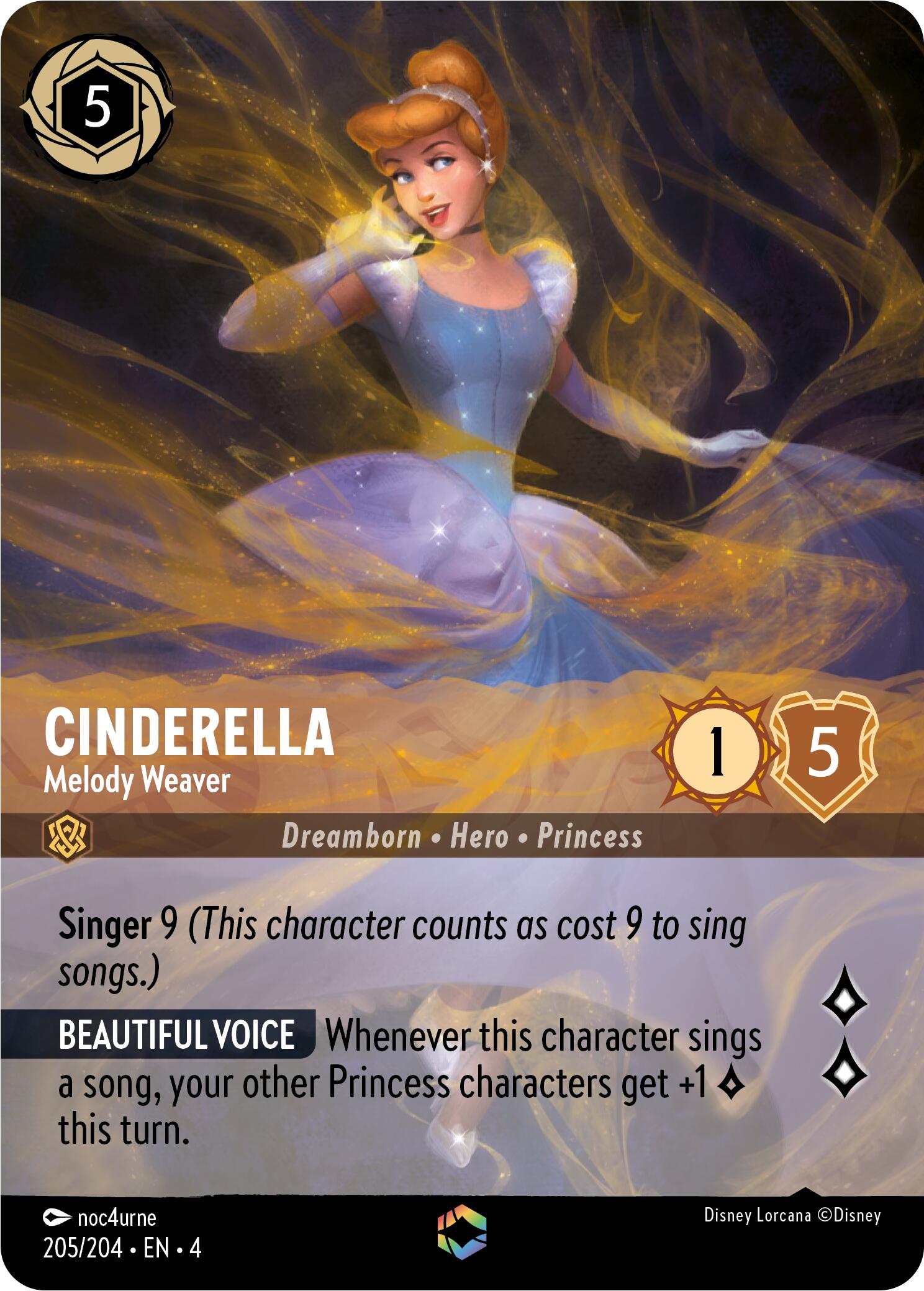 Cinderella - Melody Weaver (Enchanted) (205/204) [Ursula's Return] | I Want That Stuff Brandon