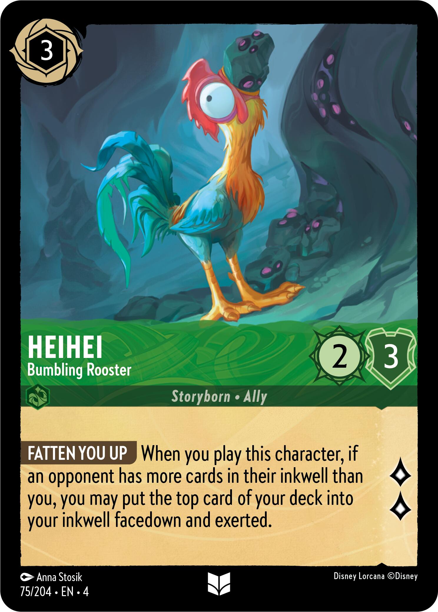 Heihei - Bumbling Rooster (75/204) [Ursula's Return] | I Want That Stuff Brandon