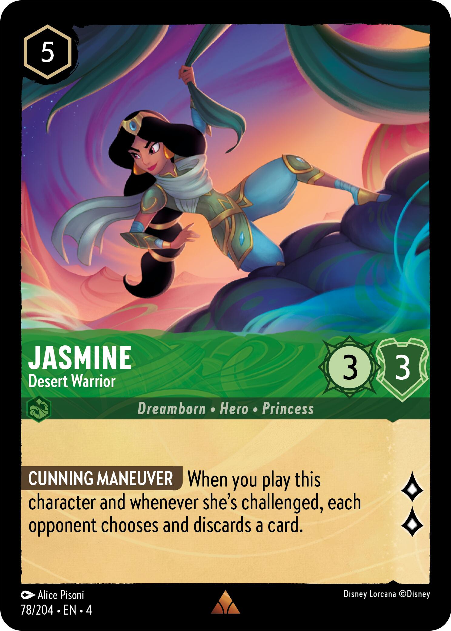 Jasmine - Desert Warrior (78/204) [Ursula's Return] | I Want That Stuff Brandon