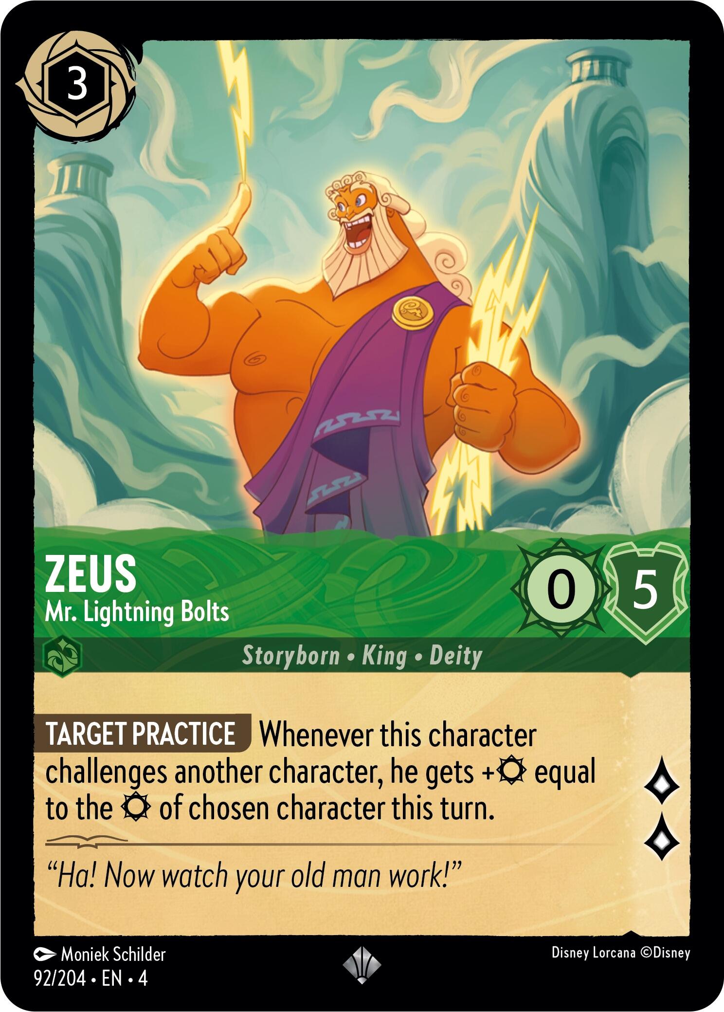 Zeus - Mr. Lightning Bolts (92/204) [Ursula's Return] | I Want That Stuff Brandon