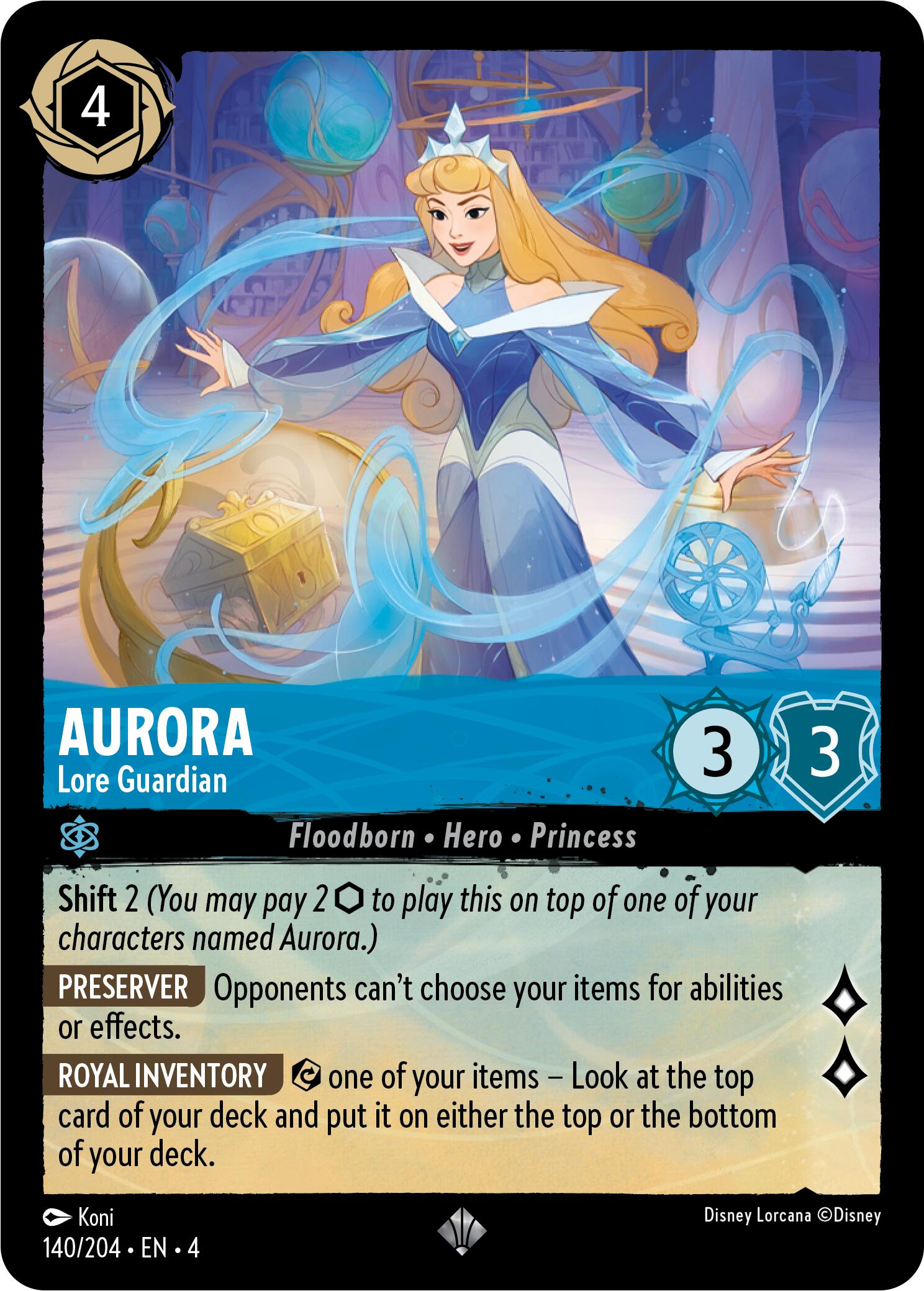 Aurora - Lore Guardian (140/204) [Ursula's Return] | I Want That Stuff Brandon