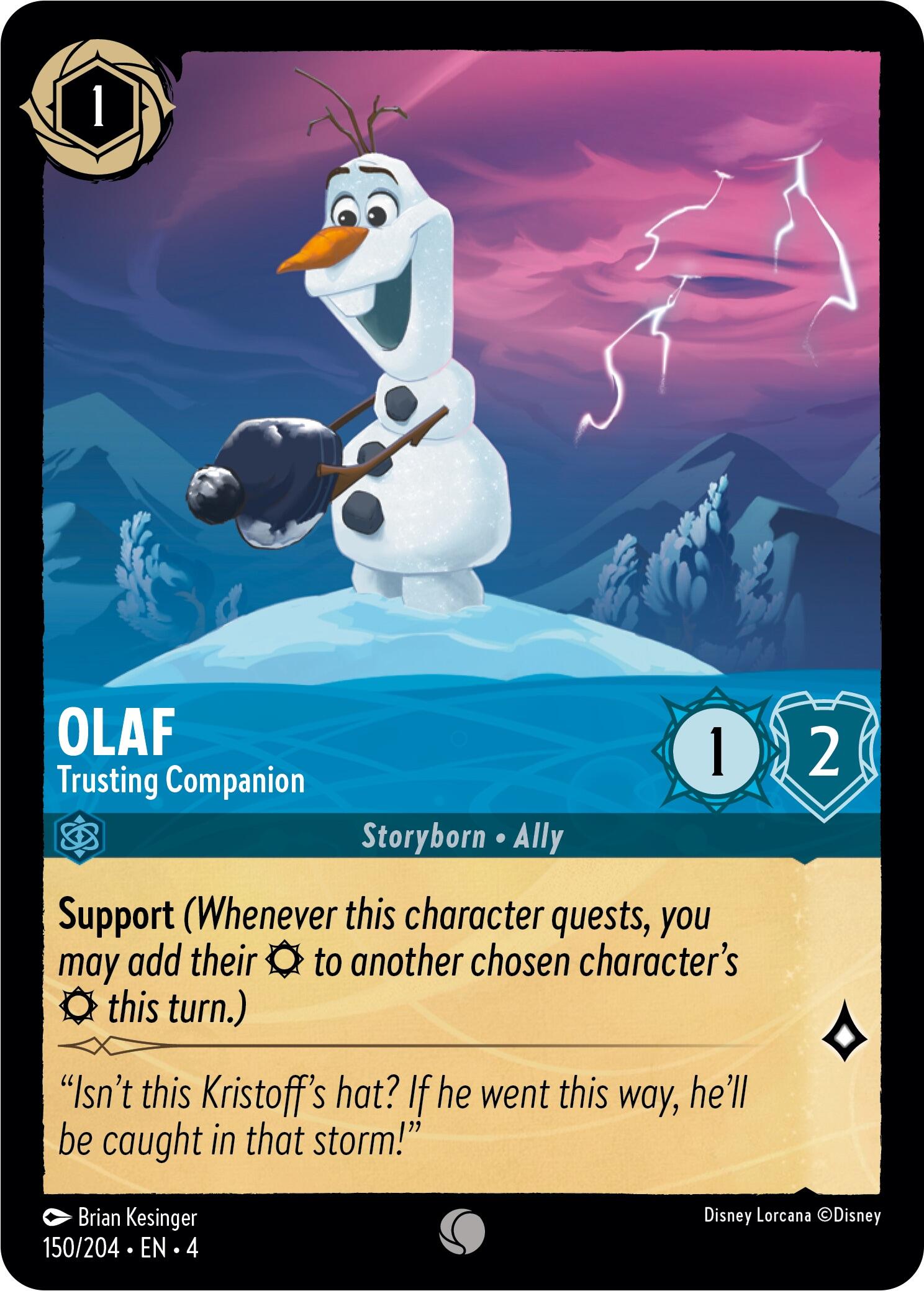 Olaf - Trusting Companion (150/204) [Ursula's Return] | I Want That Stuff Brandon