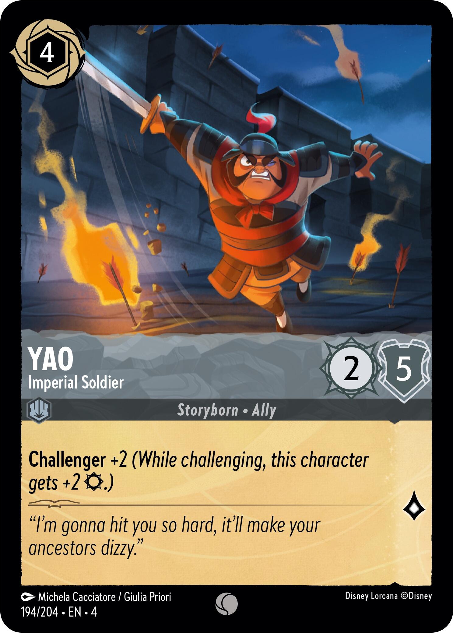 Yao - Imperial Soldier (194/204) [Ursula's Return] | I Want That Stuff Brandon