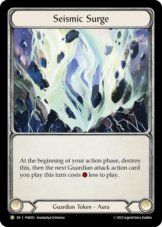 Seismic Surge (Cold Foil) [FAB203] (Promo)  Cold Foil | I Want That Stuff Brandon