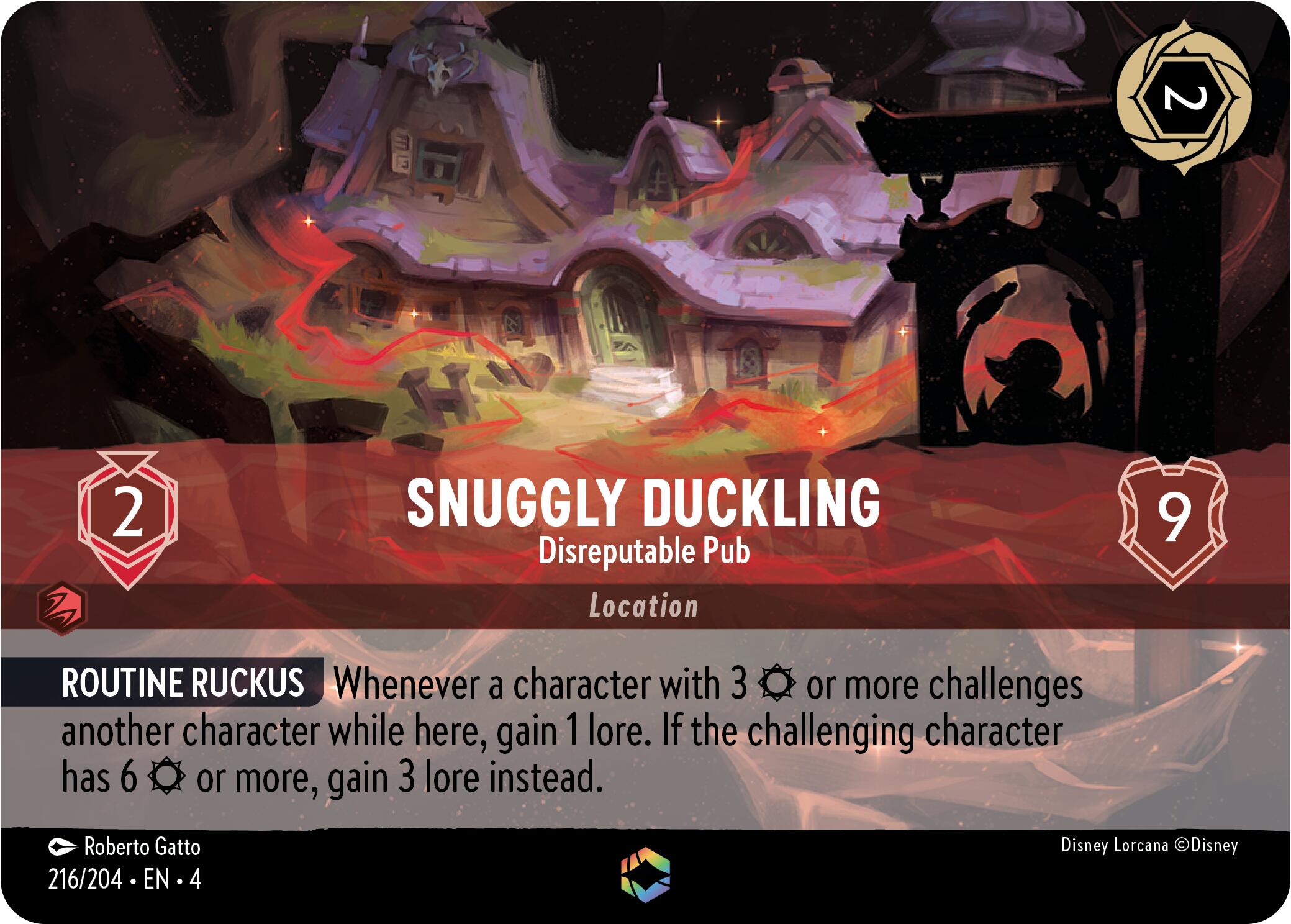 Snuggly Duckling - Disreputable Pub (Enchanted) (216/204) [Ursula's Return] | I Want That Stuff Brandon