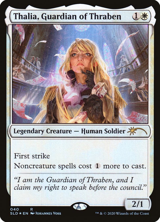 Thalia, Guardian of Thraben (40) [Secret Lair Drop Series] | I Want That Stuff Brandon