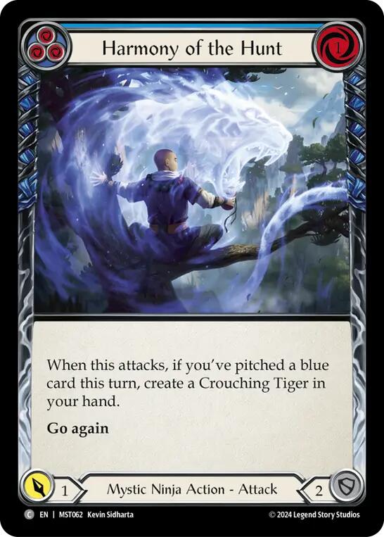 Harmony of the Hunt (Blue) [MST062] (Part the Mistveil)  Rainbow Foil | I Want That Stuff Brandon