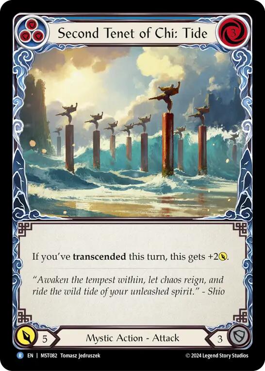 Second Tenet of Chi: Tide [MST082] (Part the Mistveil)  Rainbow Foil | I Want That Stuff Brandon