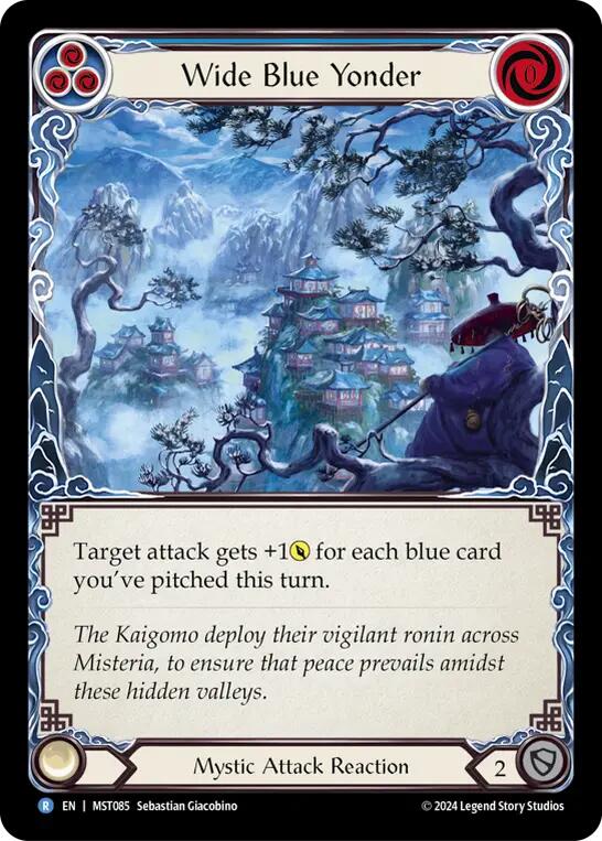 Wide Blue Yonder [MST085] (Part the Mistveil)  Rainbow Foil | I Want That Stuff Brandon