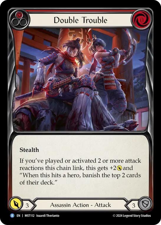 Double Trouble (Red) [MST112] (Part the Mistveil)  Rainbow Foil | I Want That Stuff Brandon