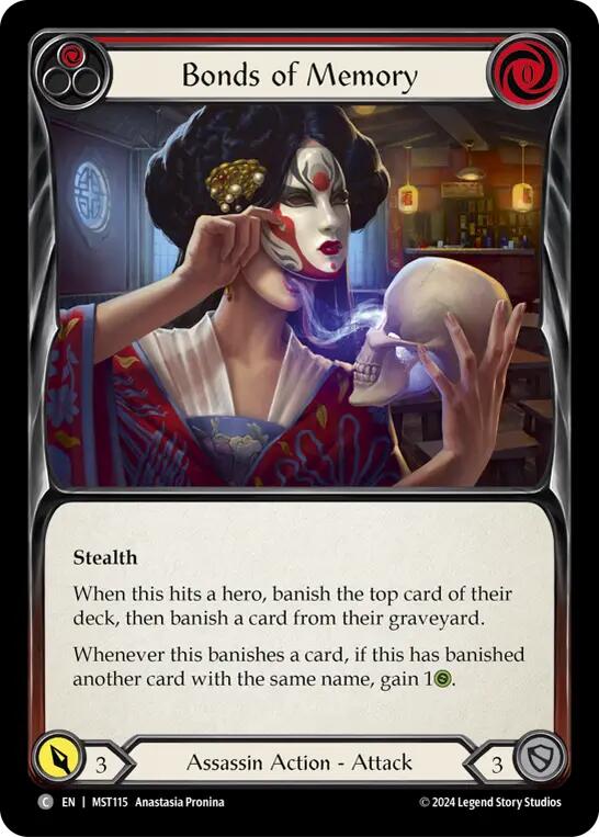 Bonds of Memory (Red) [MST115] (Part the Mistveil)  Rainbow Foil | I Want That Stuff Brandon