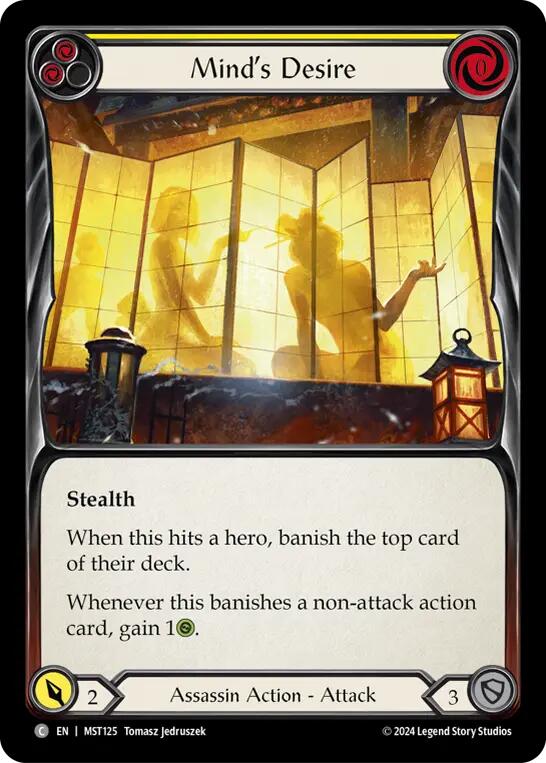 Mind's Desire (Yellow) [MST125] (Part the Mistveil) | I Want That Stuff Brandon