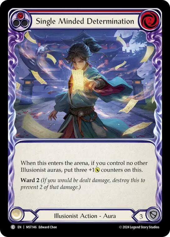 Single Minded Determination (Red) [MST146] (Part the Mistveil)  Rainbow Foil | I Want That Stuff Brandon