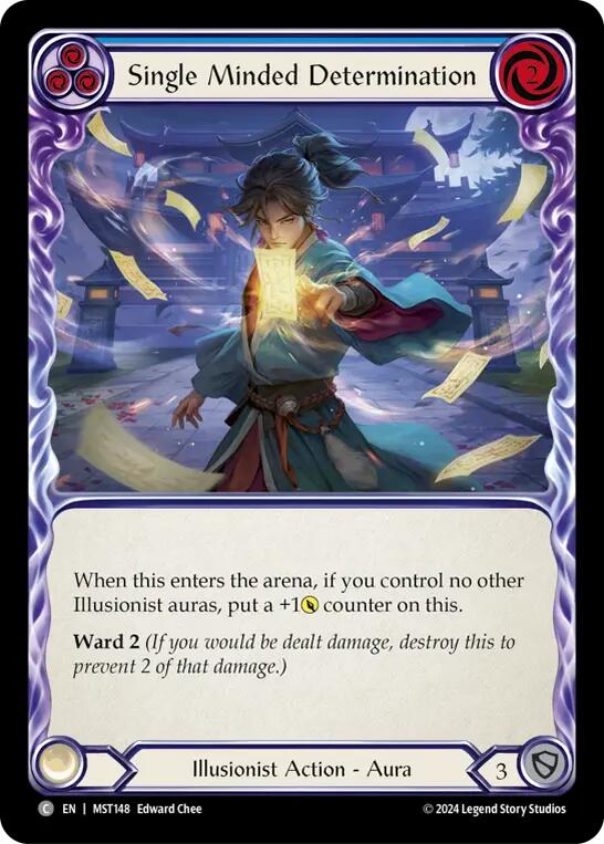 Single Minded Determination (Blue) [MST148] (Part the Mistveil) | I Want That Stuff Brandon