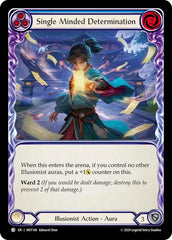 Single Minded Determination (Blue) [MST148] (Part the Mistveil)  Rainbow Foil | I Want That Stuff Brandon