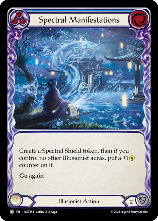 Spectral Manifestations (Blue) [MST154] (Part the Mistveil)  Rainbow Foil | I Want That Stuff Brandon