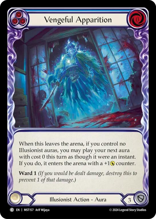 Vengeful Apparition (Blue) [MST157] (Part the Mistveil) | I Want That Stuff Brandon