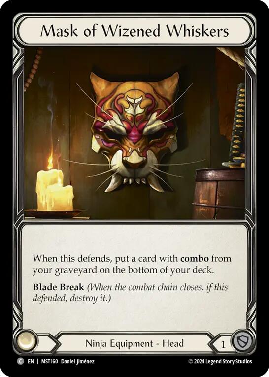 Mask of Wizened Whiskers [MST160] (Part the Mistveil)  Cold Foil | I Want That Stuff Brandon