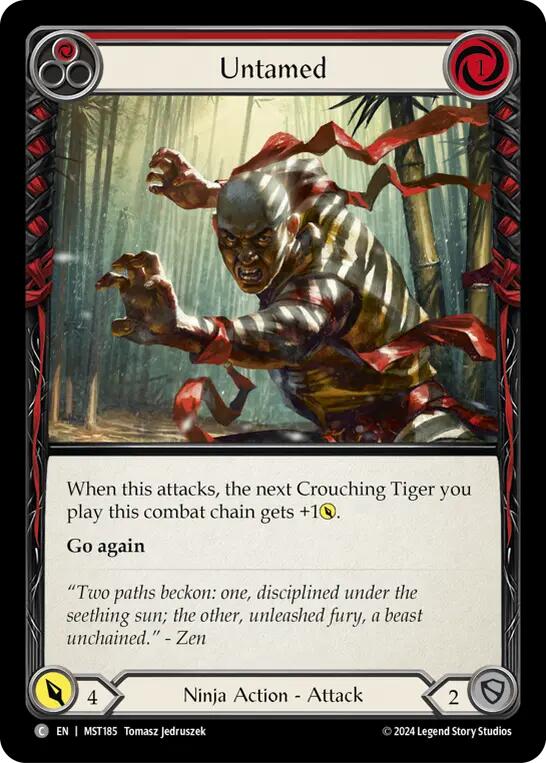 Untamed (Red) [MST185] (Part the Mistveil)  Rainbow Foil | I Want That Stuff Brandon