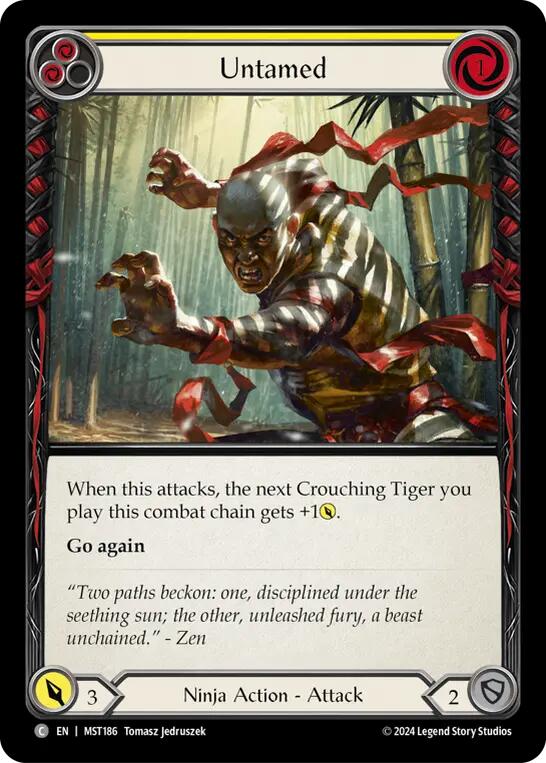 Untamed (Yellow) [MST186] (Part the Mistveil)  Rainbow Foil | I Want That Stuff Brandon