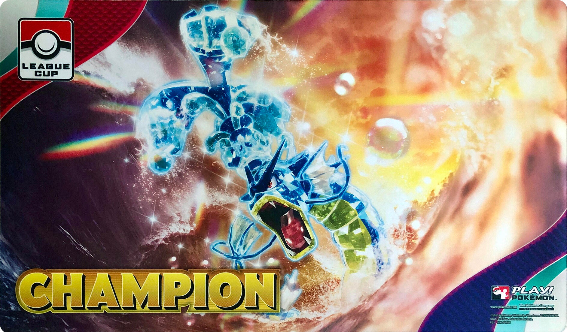 Playmat - Pokemon League Cup 2023 Champion (Tera Gyarados) | I Want That Stuff Brandon