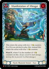 Manifestation of Miragai [MST031] (Part the Mistveil)  Rainbow Foil | I Want That Stuff Brandon