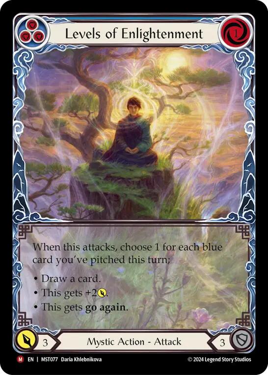 Levels of Enlightenment (Extended Art) [MST077] (Part the Mistveil)  Rainbow Foil | I Want That Stuff Brandon