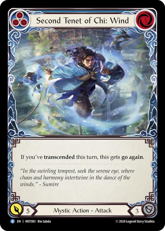 Second Tenet of Chi: Wind [MST083] (Part the Mistveil)  Rainbow Foil | I Want That Stuff Brandon
