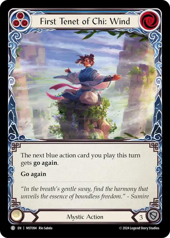 First Tenet of Chi: Wind [MST094] (Part the Mistveil)  Rainbow Foil | I Want That Stuff Brandon