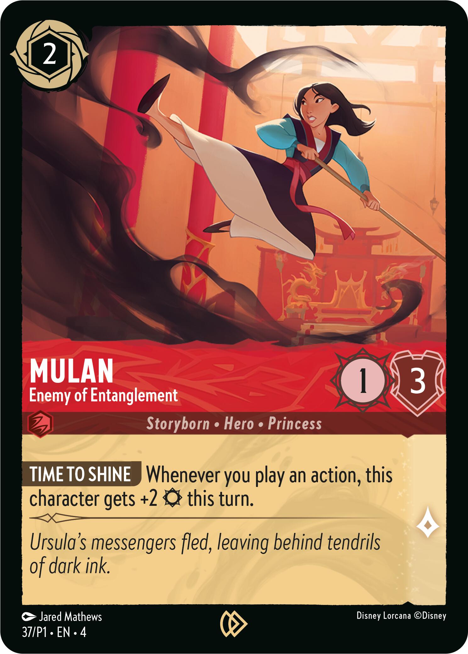 Mulan - Enemy of Entanglement (37) [Promo Cards] | I Want That Stuff Brandon