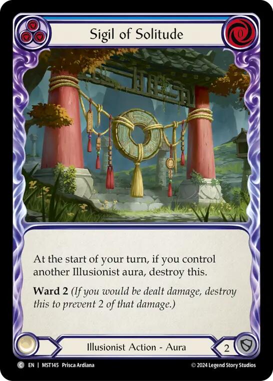 Sigil of Solitude (Blue) [MST145] (Part the Mistveil) | I Want That Stuff Brandon