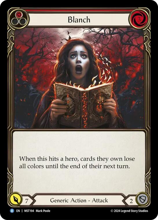 Blanch (Red) [MST194] (Part the Mistveil)  Rainbow Foil | I Want That Stuff Brandon
