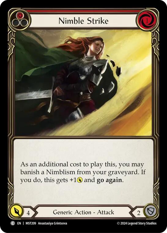 Nimble Strike (Red) [MST209] (Part the Mistveil) | I Want That Stuff Brandon