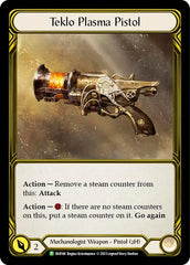 Teklo Plasma Pistol (Golden) [FAB144] (Promo)  Cold Foil | I Want That Stuff Brandon