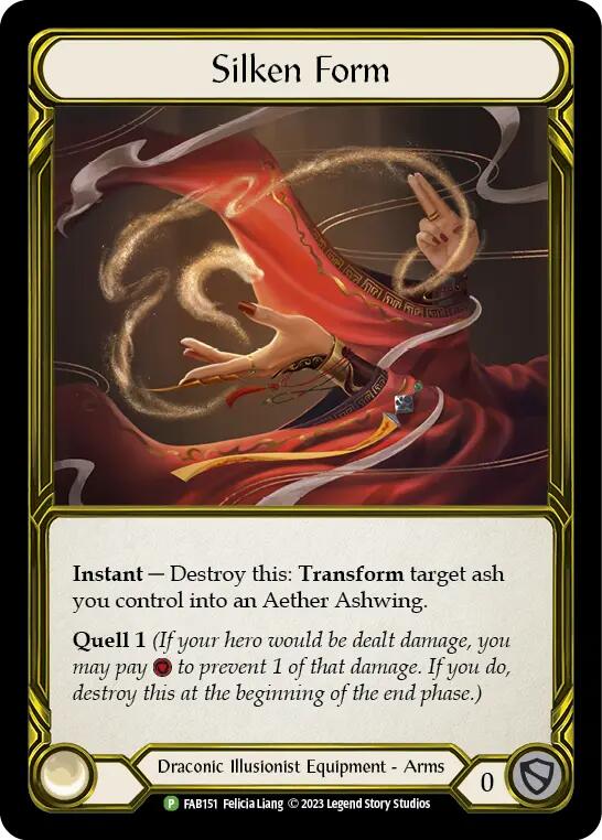 Silken Form (Golden) [FAB151] (Promo)  Cold Foil | I Want That Stuff Brandon