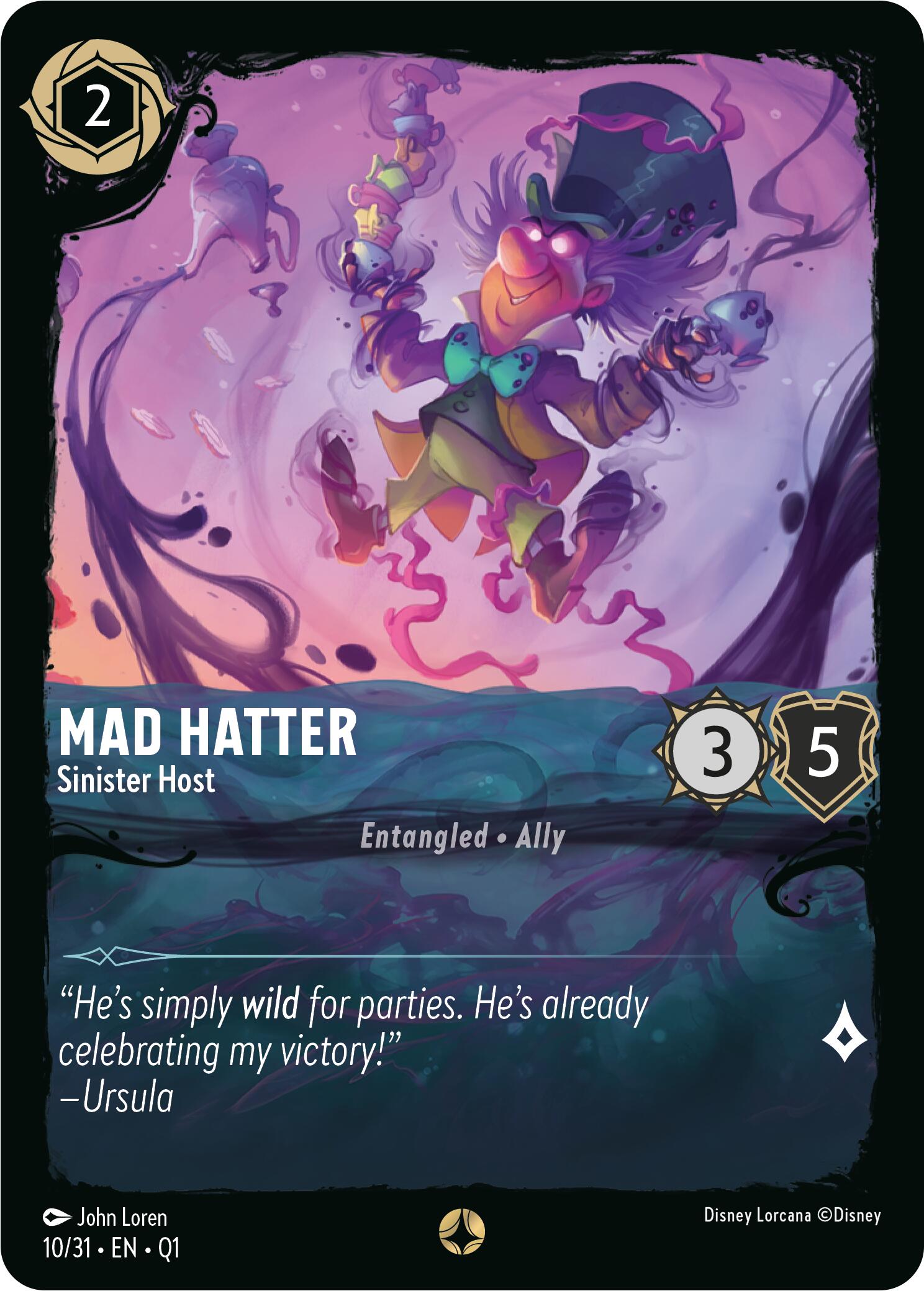 Mad Hatter - Sinister Host (10/31) [Illumineer's Quest: Deep Trouble] | I Want That Stuff Brandon