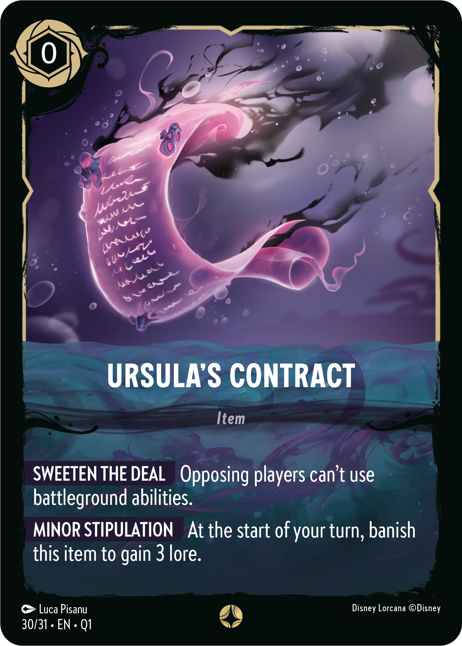 Ursula's Contract (30/31) [Illumineer's Quest: Deep Trouble] | I Want That Stuff Brandon