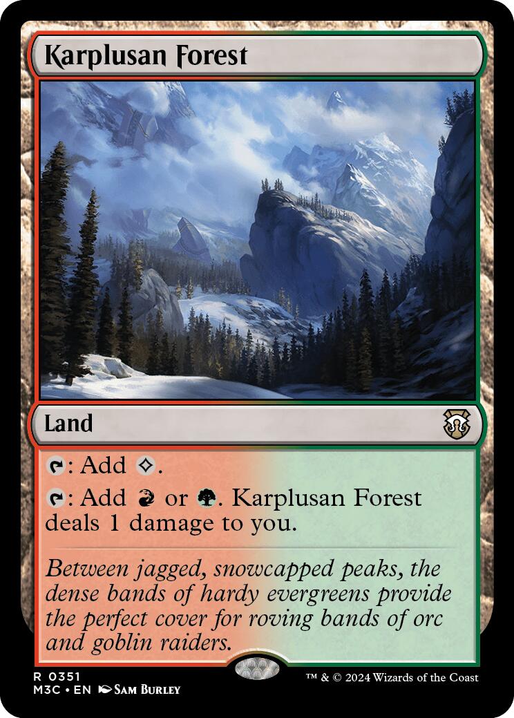 Karplusan Forest [Modern Horizons 3 Commander] | I Want That Stuff Brandon