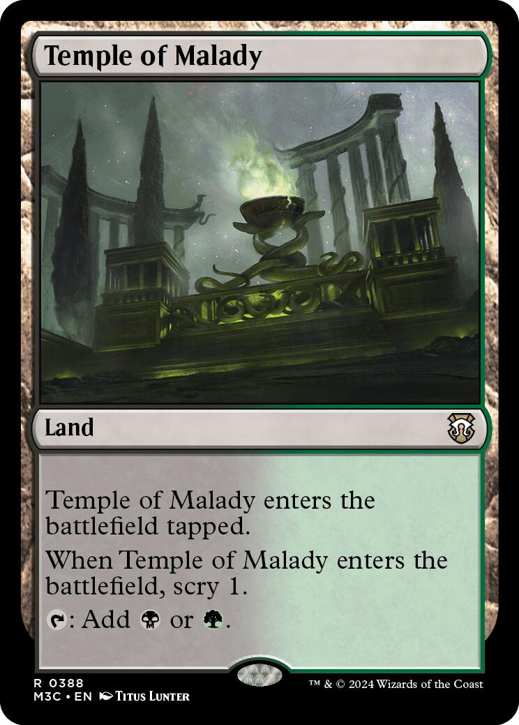 Temple of Malady [Modern Horizons 3 Commander] | I Want That Stuff Brandon