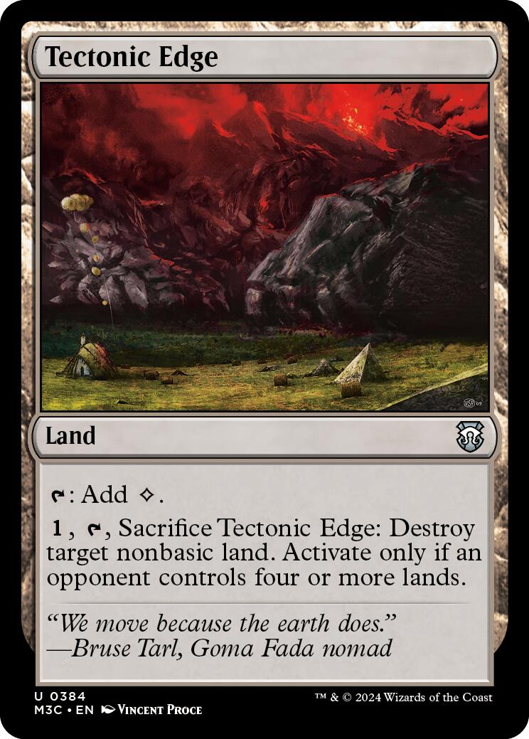 Tectonic Edge [Modern Horizons 3 Commander] | I Want That Stuff Brandon